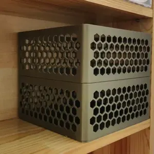 Stackable Large Square Storage Basket