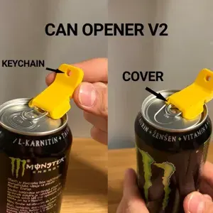 Beverage Can Opener with Cover