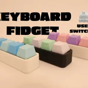Mechanical Keyboard Fidget - Uses Switches -Fidget