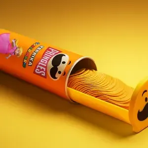 Pringles Chips Slider Tray with a Functional Lid