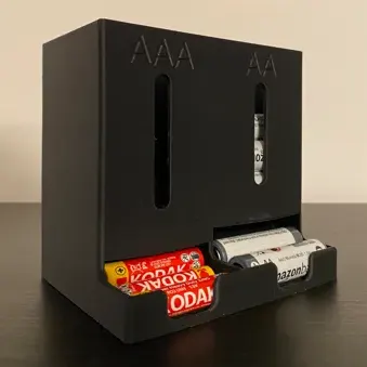 Dual Battery Dispenser AA & AAA
