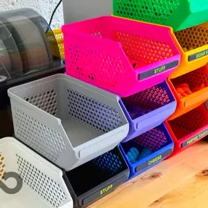 115x175mm Stacking Observe & Grab Containers - Hex